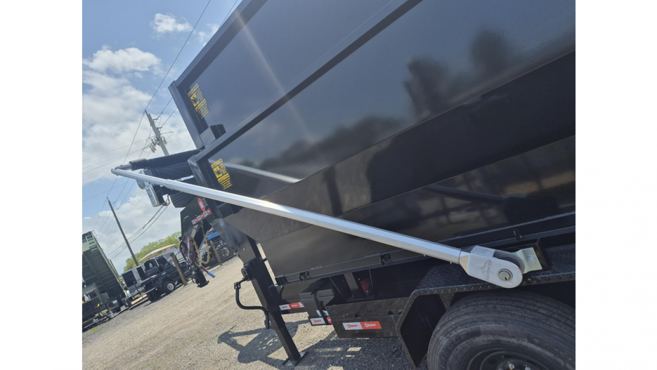 New Gooseneck Roll off 7K w/Electric Brake Axles & a 15K Industrial Winch wtih 14 Ply Tires with 2 12 Yard Roll Off Containers