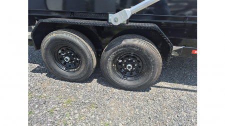 New Gooseneck Roll off 7K w/Electric Brake Axles & a 15K Industrial Winch wtih 14 Ply Tires with 2 12 Yard Roll Off Containers