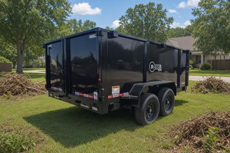 New 2026 7x14 Dump Trailer for Sale | 4’ Sides | 14K GVWR I Heavy Duty