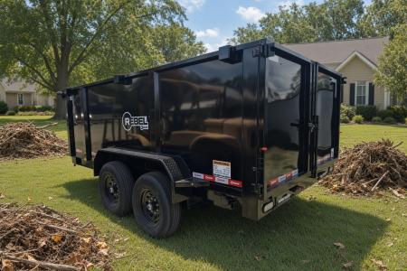 New 2026 7x14 Dump Trailer for Sale | 4’ Sides | 14K GVWR I Heavy Duty
