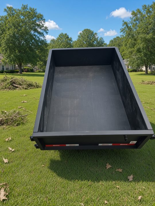 New 2026 U-Dump Trailer Green Rebel Lite 4x6 Compact Dump Trailer – 15" Sides Dump Trailer