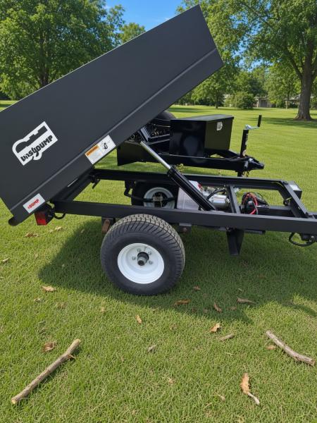 New 2026 U-Dump Trailer Green Rebel Lite 4x6 Compact Dump Trailer – 15" Sides Dump Trailer