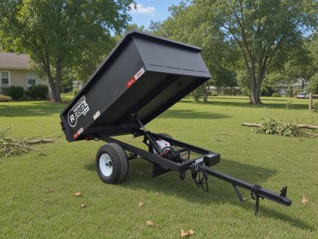 New 2026 U-Dump Trailer Green Rebel Lite 4x6 Compact Dump Trailer – 15" Sides Dump Trailer