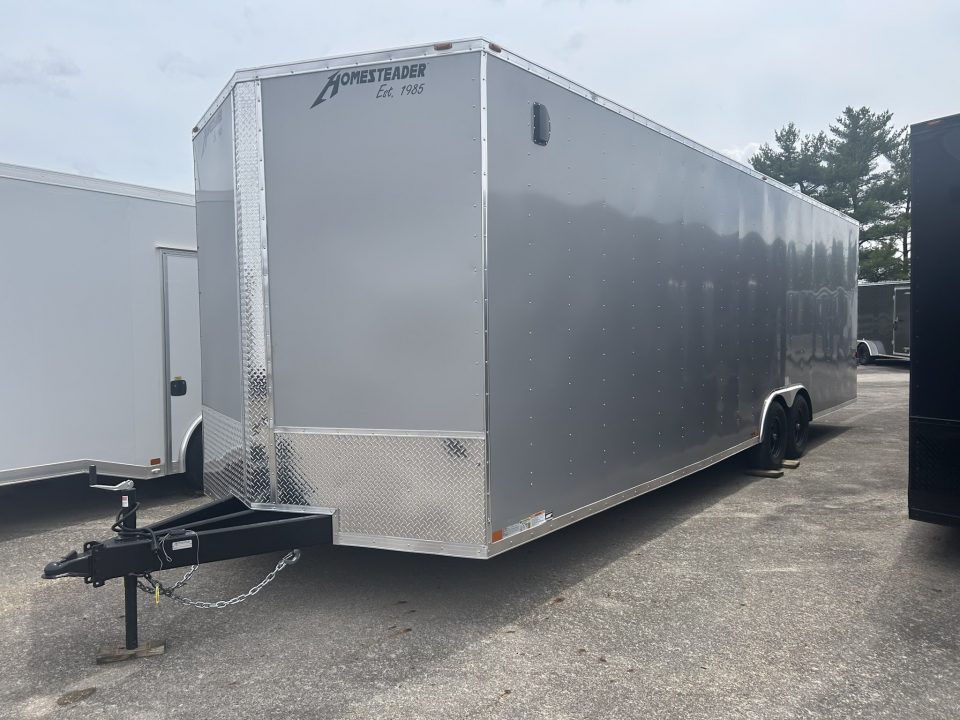 New 2026 Homesteader Trailer 8.5 X 28 FT ENCLOSED CAR HAULER 7 FT 6 IN INT HEIGHT 10K GVWR
