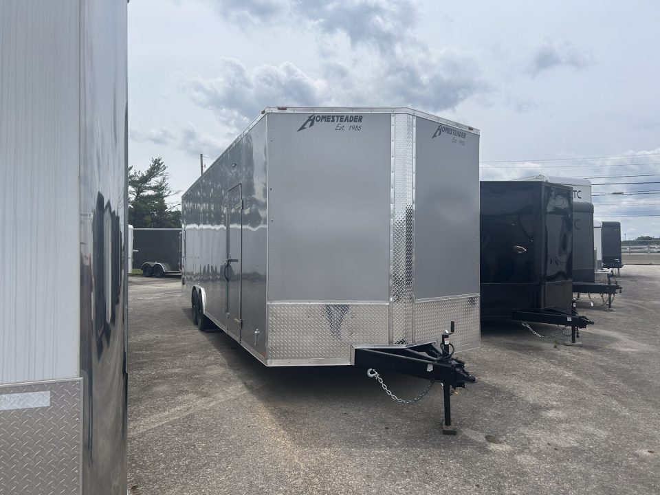 New 2026 Homesteader Trailer 8.5 X 28 FT ENCLOSED CAR HAULER 7 FT 6 IN INT HEIGHT 10K GVWR