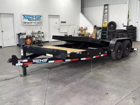 New 2026 Top Hat Trailers TILT DECK SHOCK 10K - 20x83" TDS 14K Tilt Trailer
