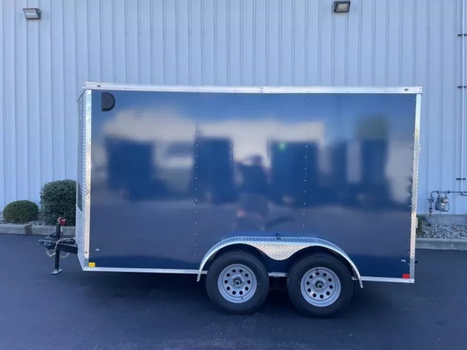 New 2026 Diamond Cargo 6' x 12' TA V-Nose Enclosed Trailer / 5 Year Warranty