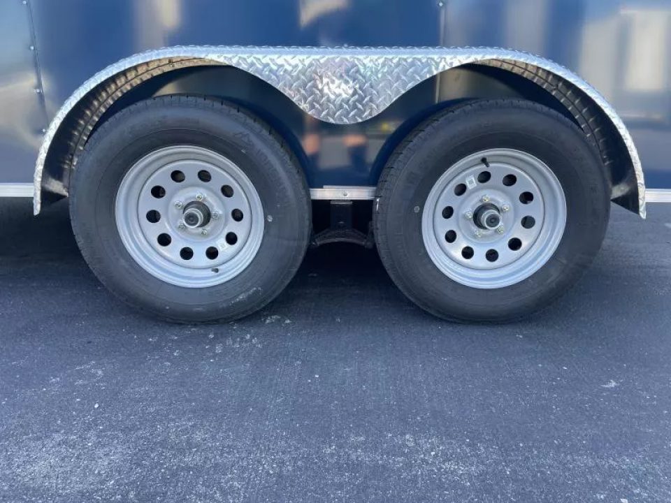 New 2026 Diamond Cargo 6' x 12' TA V-Nose Enclosed Trailer / 5 Year Warranty