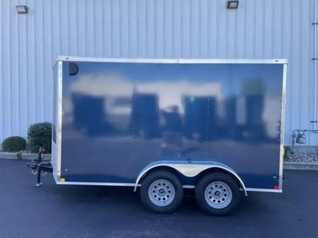 New 2026 Diamond Cargo 6' x 12' TA V-Nose Enclosed Trailer / 5 Year Warranty