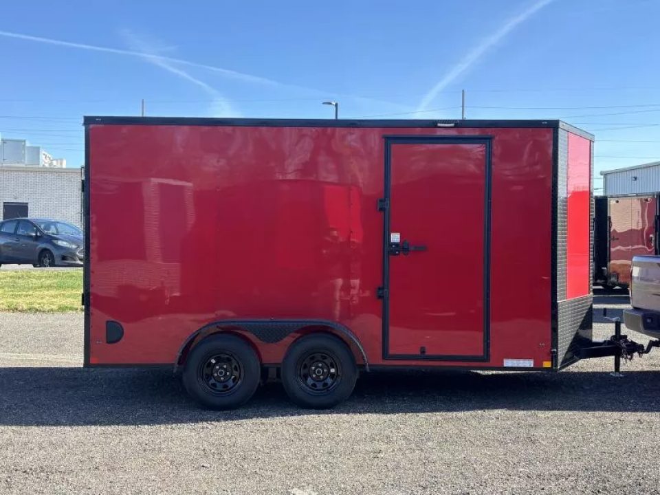 New 2026 Diamond Cargo 7' x 14' TA  V-Nose Enclosed Trailer / 5 Year Warranty