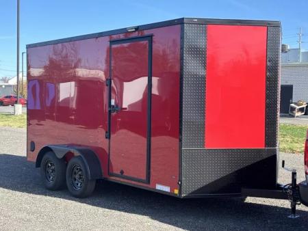 New 2026 Diamond Cargo 7' x 14' TA  V-Nose Enclosed Trailer / 5 Year Warranty