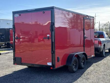 New 2026 Diamond Cargo 7' x 14' TA  V-Nose Enclosed Trailer / 5 Year Warranty