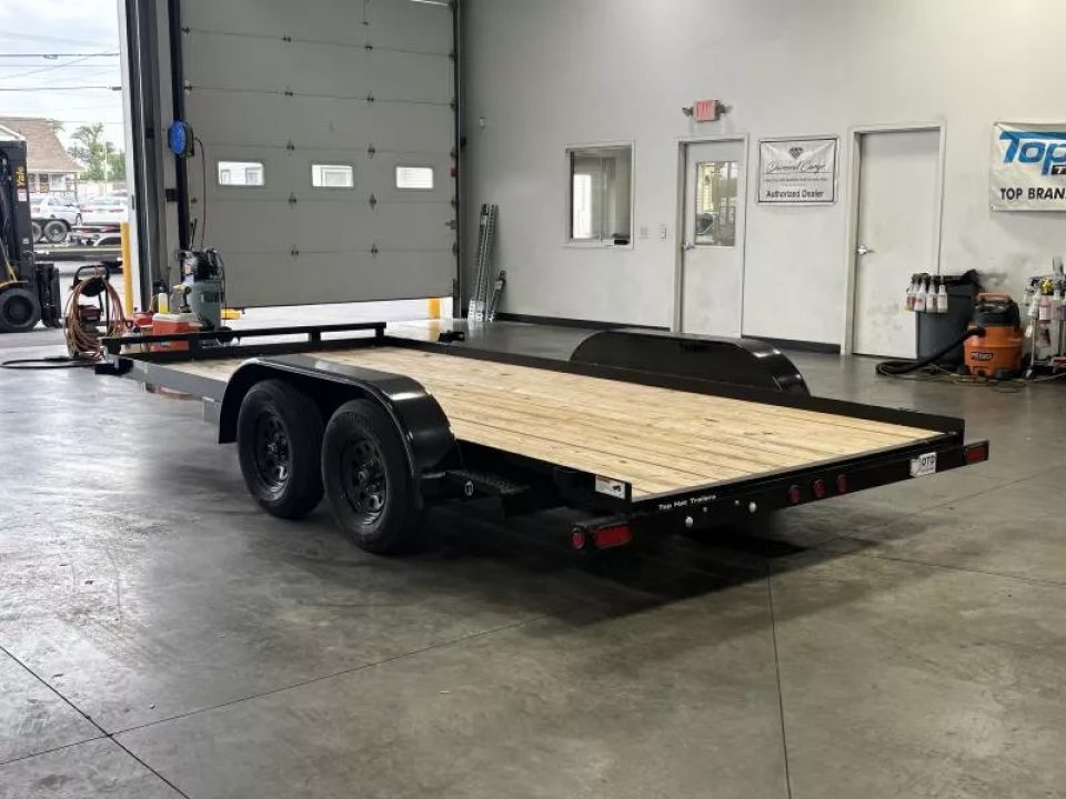 New 2026 Top Hat Trailers 7' X 16' FT. Car Hauler Car