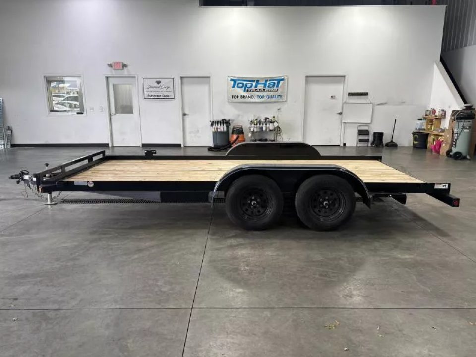 New 2026 Top Hat Trailers 7' X 16' FT. Car Hauler Car
