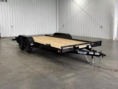 New 2026 Top Hat Trailers 7' X 16' FT. Car Hauler Car