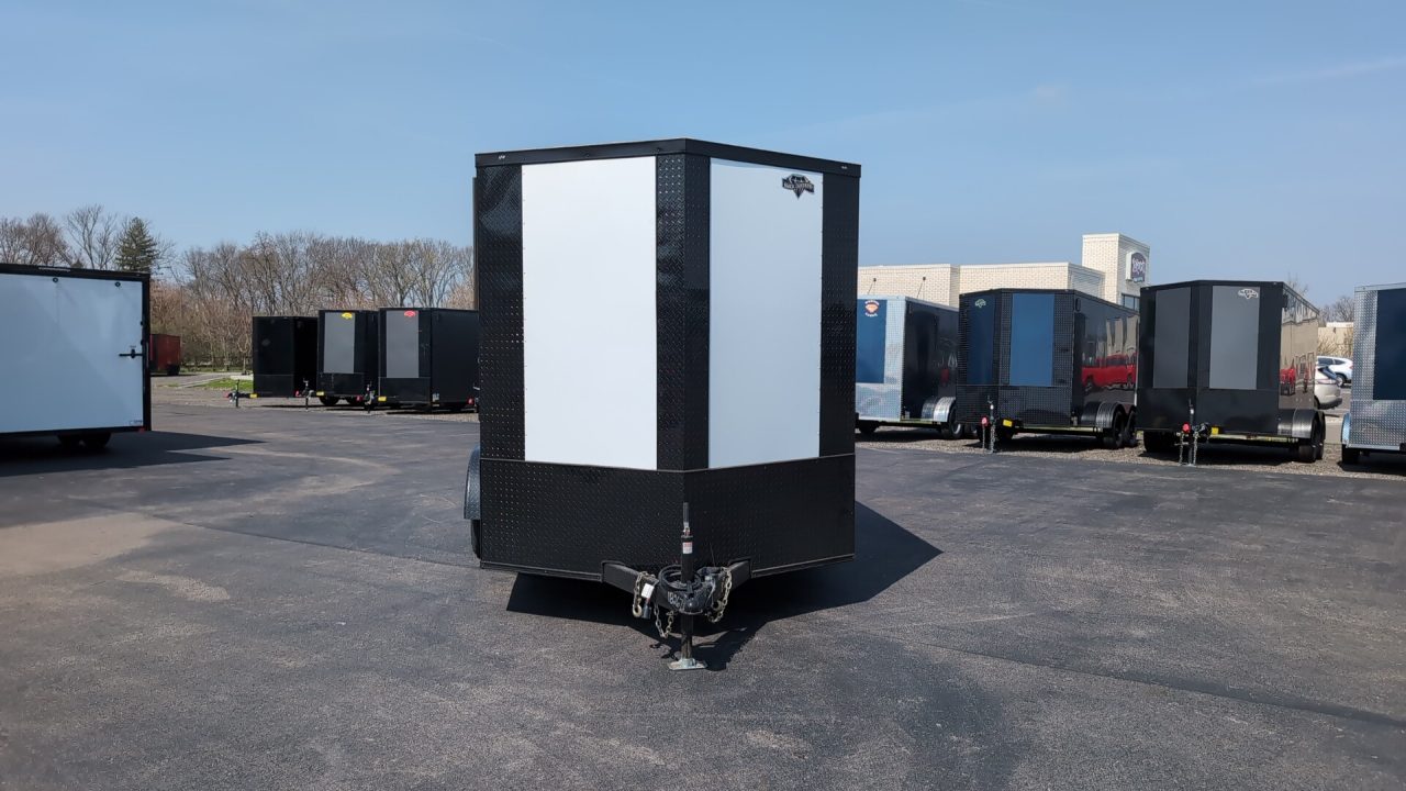 New 2025 Diamond Cargo 7' X 12' TA V-Nose Enclosed Trailer / 5 Year Warranty