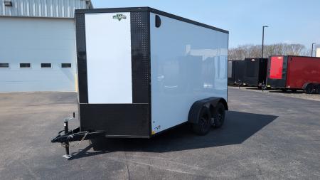 New 2025 Diamond Cargo 7' X 12' TA V-Nose Enclosed Trailer / 5 Year Warranty