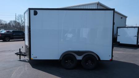 New 2025 Diamond Cargo 7' X 12' TA V-Nose Enclosed Trailer / 5 Year Warranty