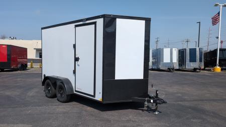 New 2025 Diamond Cargo 7' X 12' TA V-Nose Enclosed Trailer / 5 Year Warranty