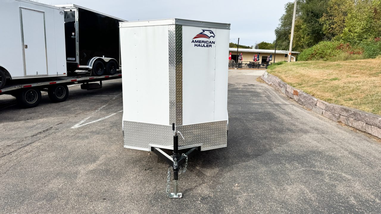 New American Hauler 5X8 Enclosed Trailer -- Single Swing Door!