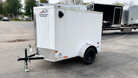 New American Hauler 5X8 Enclosed Trailer -- Single Swing Door!