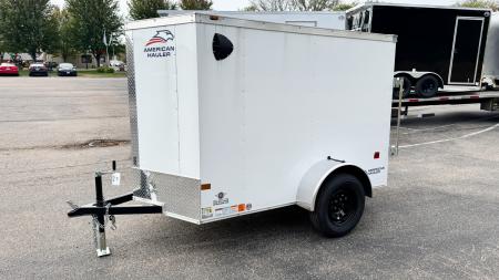 New American Hauler 5X8 Enclosed Trailer -- Single Swing Door!