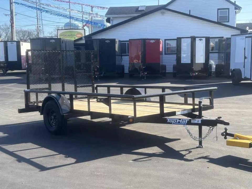New 2026 Top Hat Trailers 6.5' X 12' BP Utility Trailer
