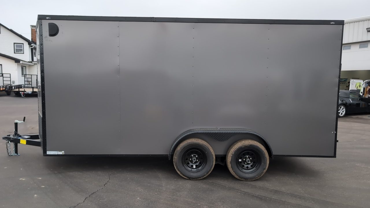 New 2026 Maximum Cargo 7' X 16' V-NOSE ENCLOSED TRAILER/ 5 YEAR WARRANTY