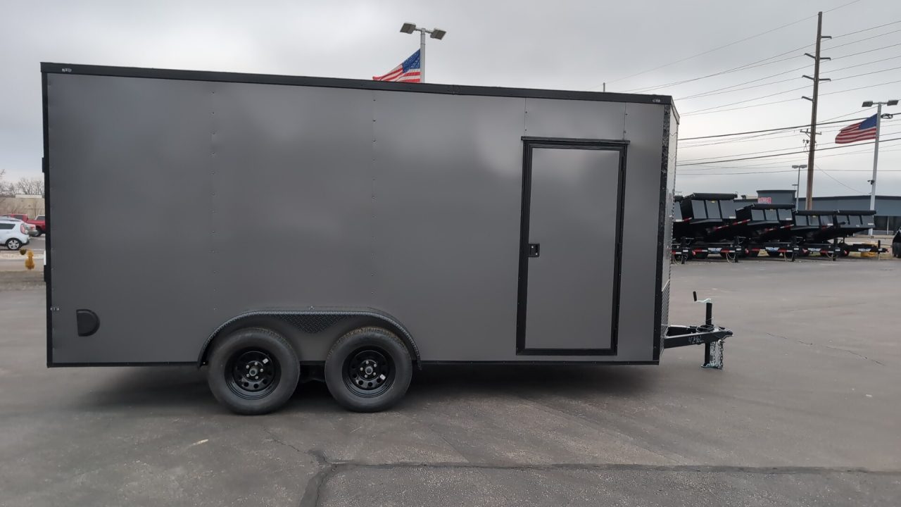 New 2026 Maximum Cargo 7' X 16' V-NOSE ENCLOSED TRAILER/ 5 YEAR WARRANTY