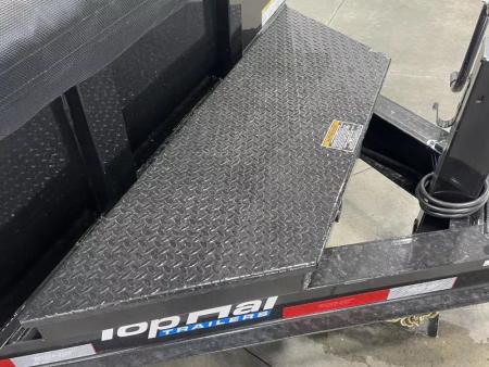 New 2026 Top Hat Trailers 7'x14' DX 14 / 2 FT SIDES/' 7 GAUGE Dump Trailer