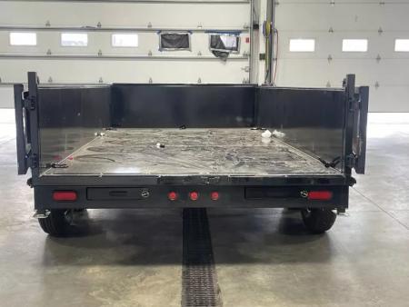 New 2026 Top Hat Trailers 7'x14' DX 14 / 2 FT SIDES/' 7 GAUGE Dump Trailer