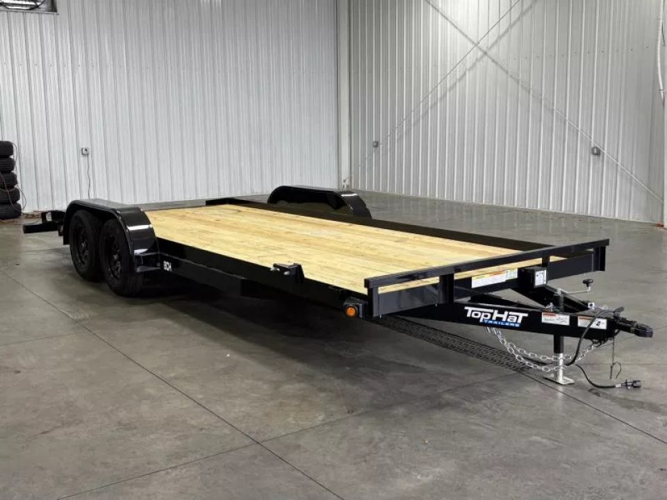 New 2026 Top Hat Trailers 7' X 20' FT. Car Hauler Car / Racing Trailer