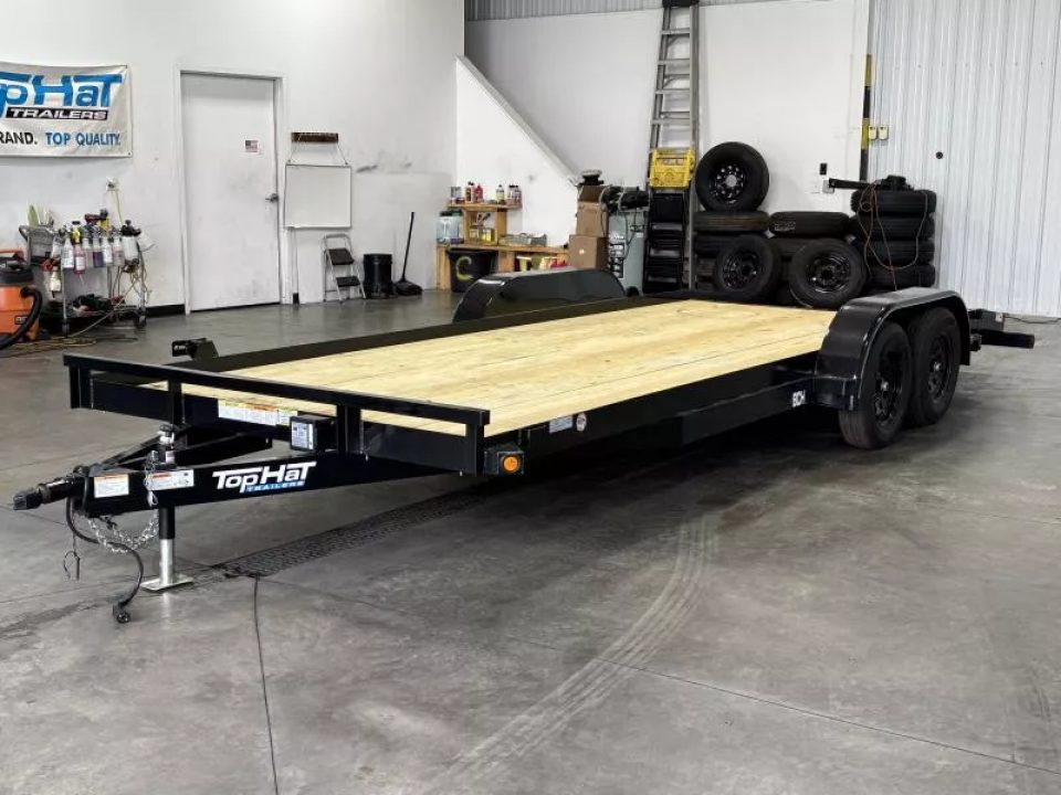 New 2026 Top Hat Trailers 7' X 20' FT. Car Hauler Car / Racing Trailer