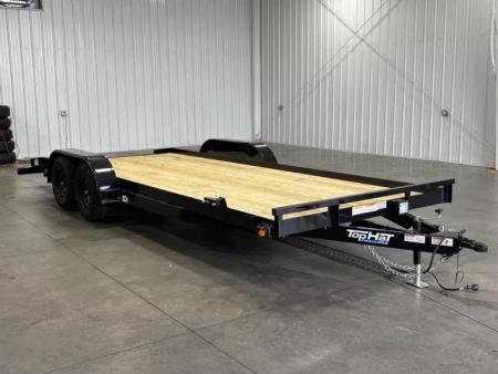 New 2026 Top Hat Trailers 7' X 20' FT. Car Hauler Car / Racing Trailer