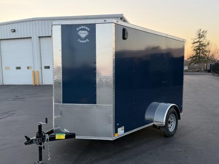 New 2026 Diamond Cargo 6' x 10' SA V-Nose Enclosed Trailer / 5 Year Warranty