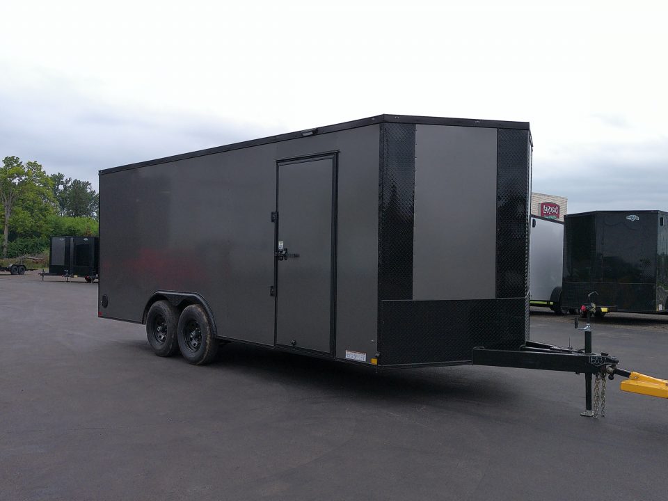 New 2026 Diamond Cargo 8.5 x 18' TA V-Nose Enclosed Trailer / 5 Year Warranty