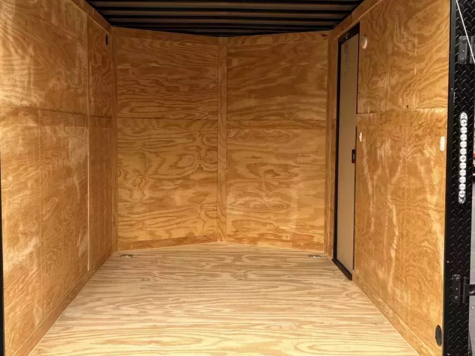 New 2025 Diamond Cargo 7' x 12' TA V-Nose Enclosed Trailer / 5 Year Warranty
