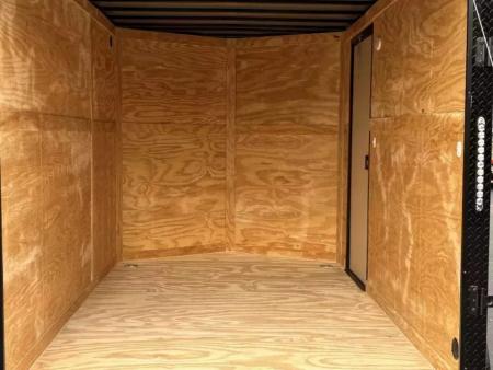 New 2025 Diamond Cargo 7' x 12' TA V-Nose Enclosed Trailer / 5 Year Warranty