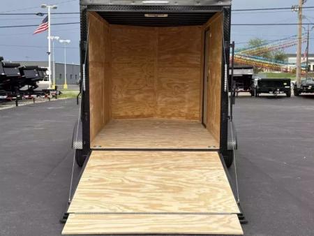 New 2025 Diamond Cargo 7' x 12' TA V-Nose Enclosed Trailer / 5 Year Warranty