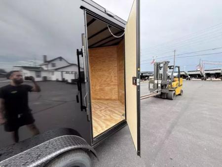 New 2025 Diamond Cargo 7' x 12' TA V-Nose Enclosed Trailer / 5 Year Warranty