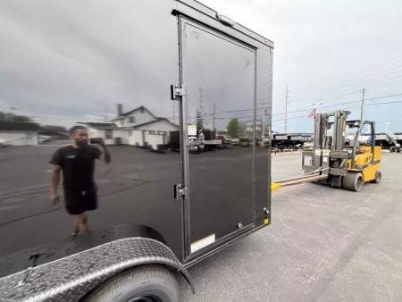 New 2025 Diamond Cargo 7' x 12' TA V-Nose Enclosed Trailer / 5 Year Warranty