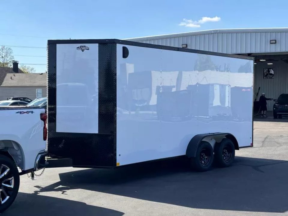 New 2026 Diamond Cargo 7' x 16' V-Nose Enclosed Trailer / 5 Year Warranty