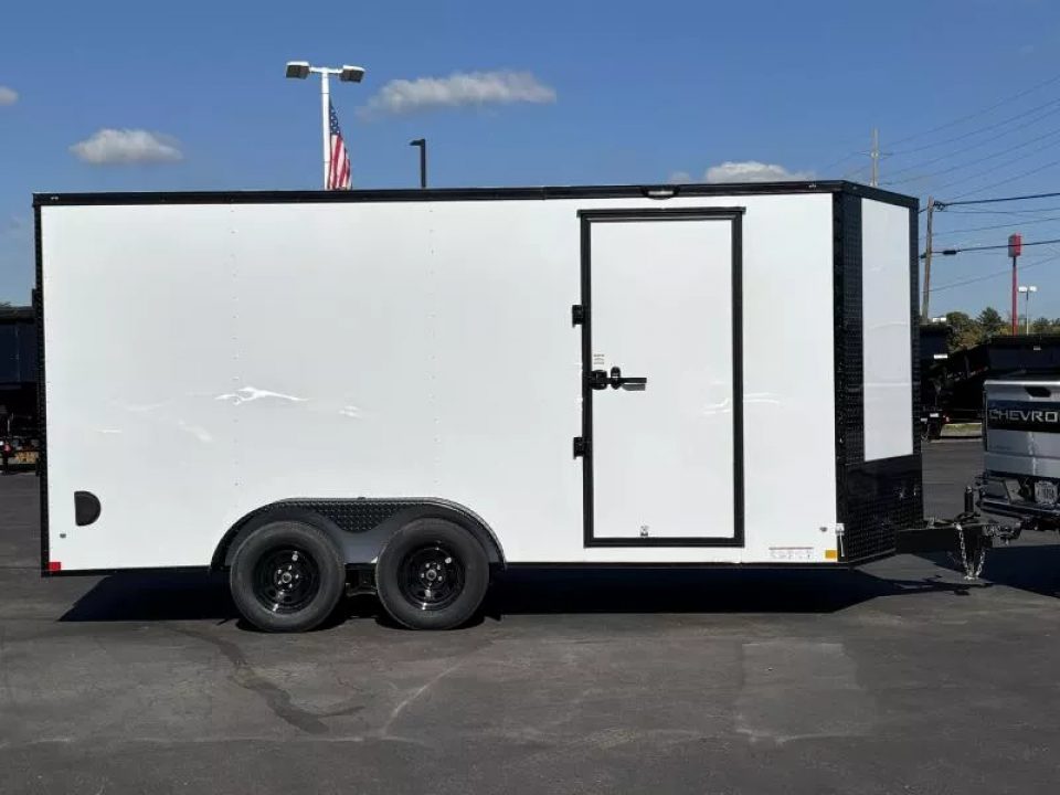 New 2026 Diamond Cargo 7' x 16' V-Nose Enclosed Trailer / 5 Year Warranty