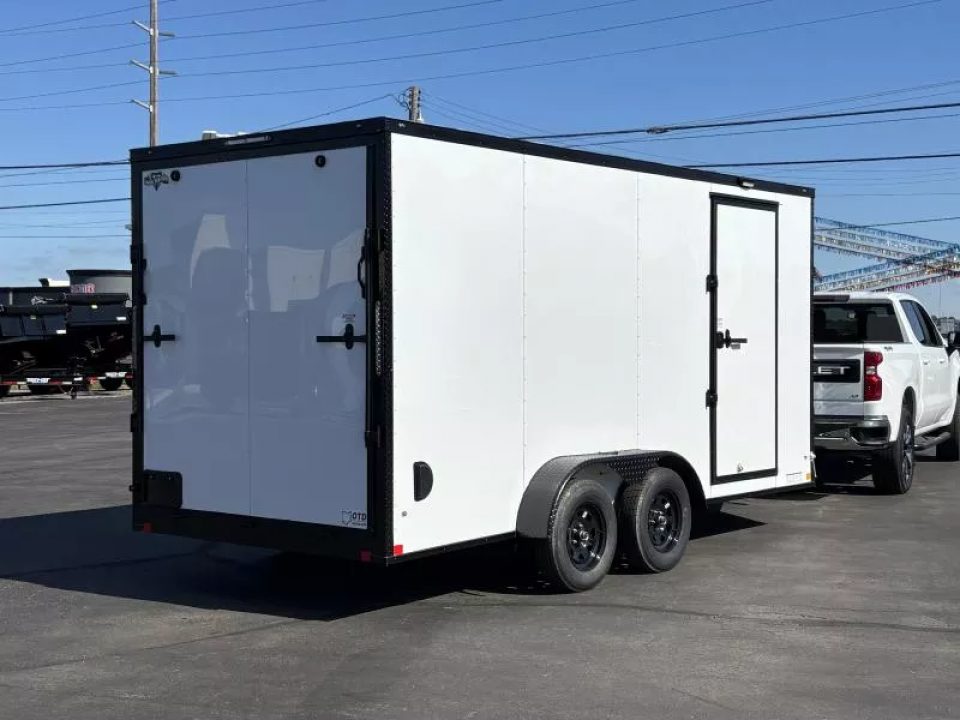 New 2026 Diamond Cargo 7' x 16' V-Nose Enclosed Trailer / 5 Year Warranty