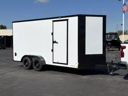 New 2026 Diamond Cargo 7' x 16' V-Nose Enclosed Trailer / 5 Year Warranty