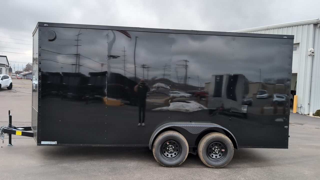 New 2026 Maximum Cargo 7' X 16' V-NOSE ENCLOSED TRAILER/ 5 YEAR WARRANTY