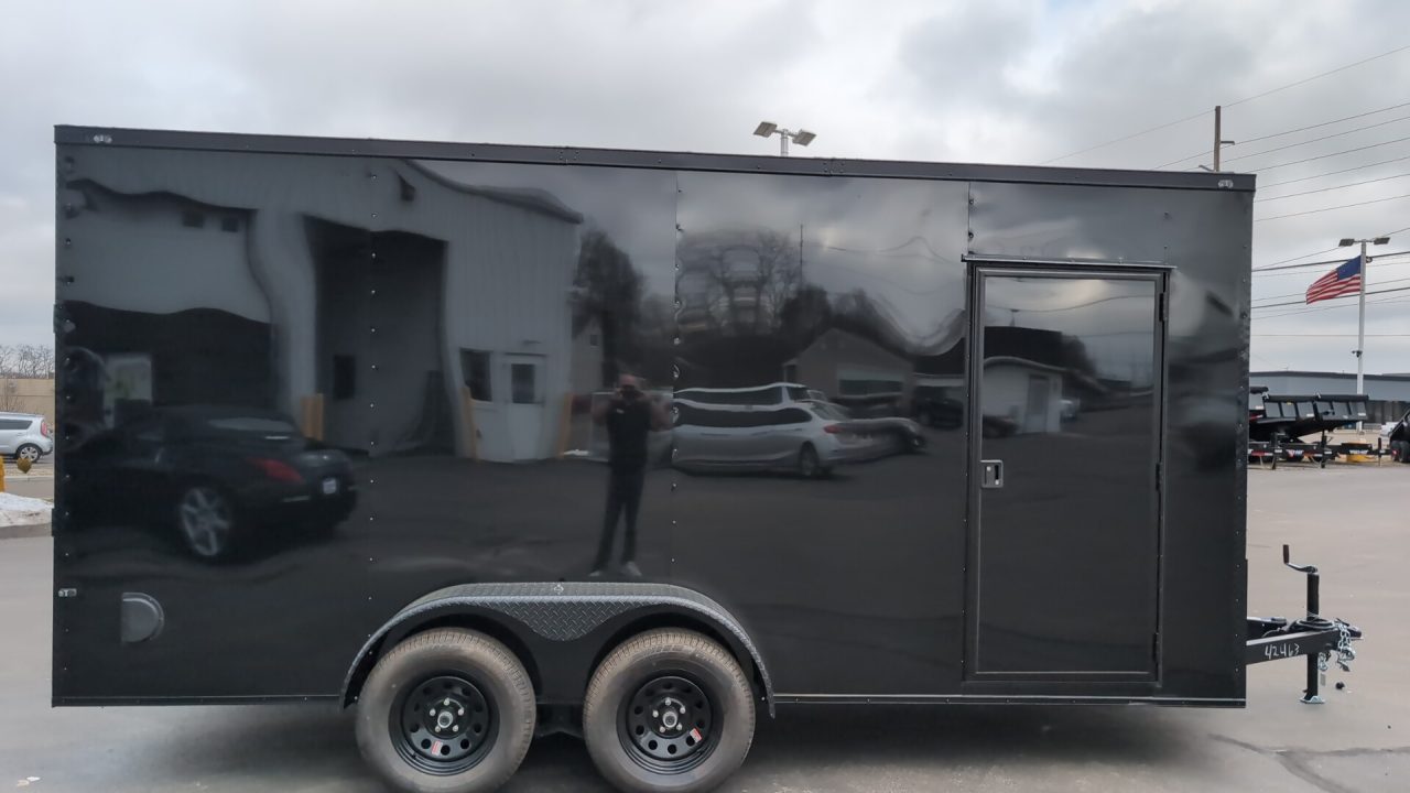 New 2026 Maximum Cargo 7' X 16' V-NOSE ENCLOSED TRAILER/ 5 YEAR WARRANTY