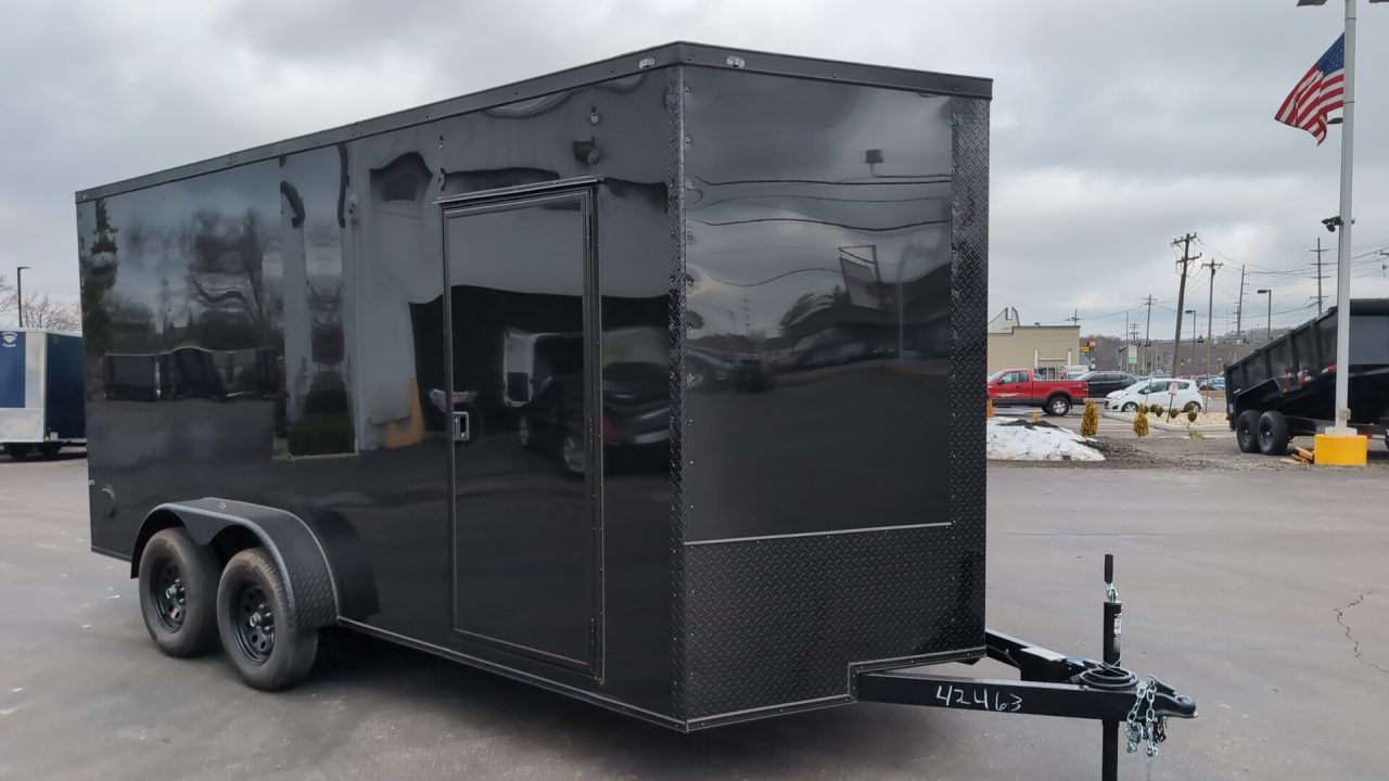 New 2026 Maximum Cargo 7' X 16' V-NOSE ENCLOSED TRAILER/ 5 YEAR WARRANTY