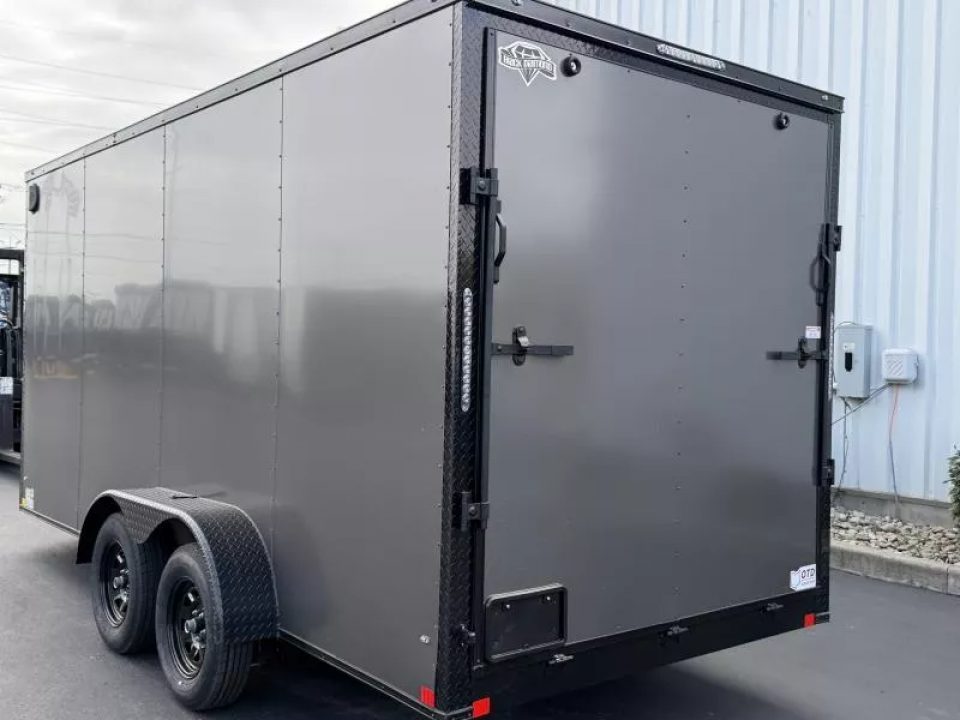 New 2026 Diamond Cargo 7' x 16' TA V-Nose Enclosed Trailer / 5 Year Warranty