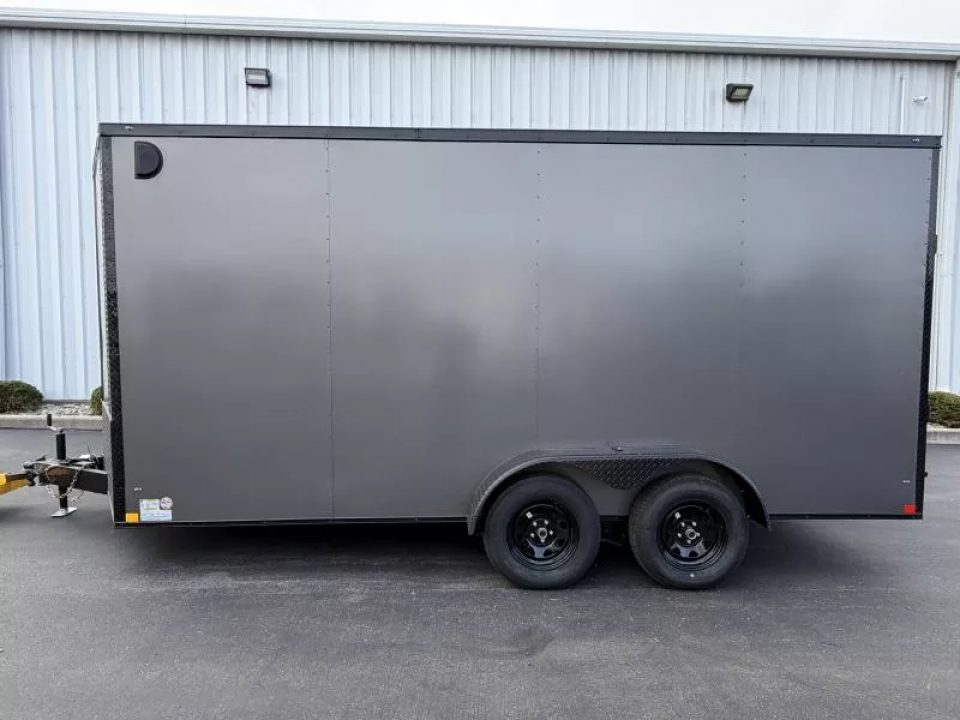 New 2026 Diamond Cargo 7' x 16' TA V-Nose Enclosed Trailer / 5 Year Warranty
